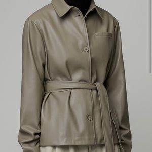 OAK + FORT black Belted Jacket